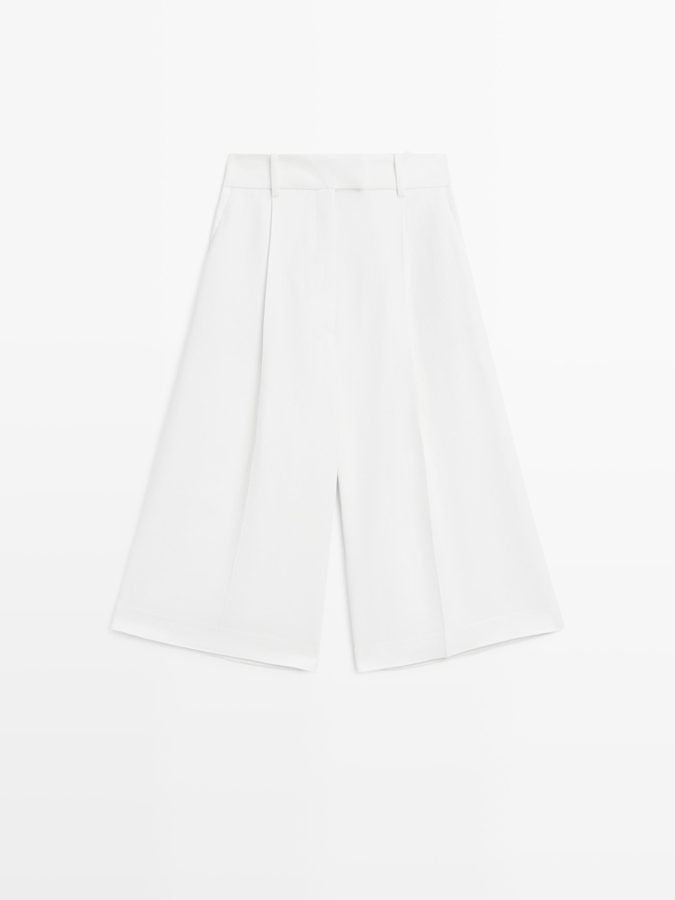 Smart Bermuda shorts with darts - STUDIO